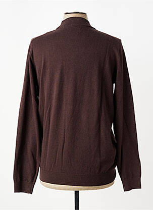 Pull manches longues manches longues marron CAMBRIDGE homme
