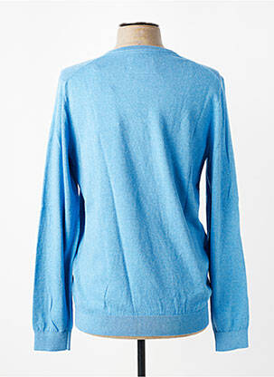Pull col v manches longues bleu clair CAMBRIDGE homme