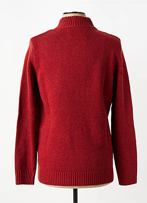 Pull maille tricot manches longues orange CAMBRIDGE homme
