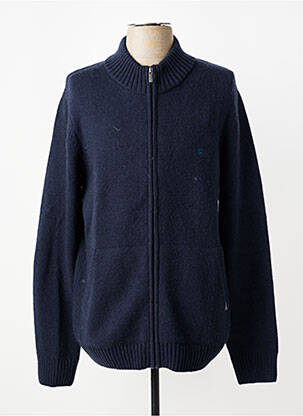 Gilet manches longues manches longues bleu CAMBRIDGE homme