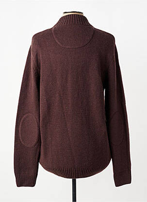 Gilet manches longues manches longues marron CAMBRIDGE homme