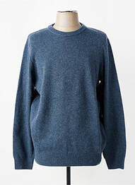 Pull stretch manches longues bleu CAMBRIDGE homme