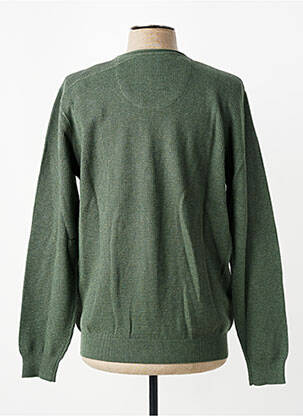Pull stretch manches longues vert CAMBRIDGE homme