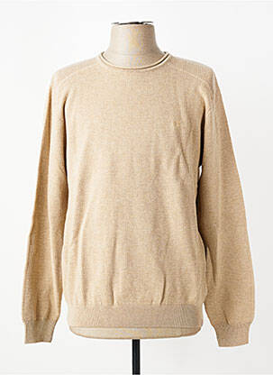 Pull stretch manches longues beige CAMBRIDGE homme