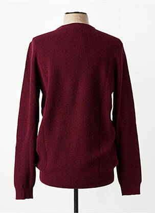 Pull stretch manches longues rouge CAMBRIDGE homme
