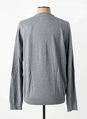 Pull stretch manches longues gris CAMBRIDGE homme