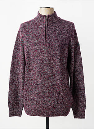 Pull stretch manches longues violet CAMBRIDGE homme