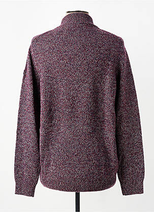 Pull stretch manches longues violet CAMBRIDGE homme