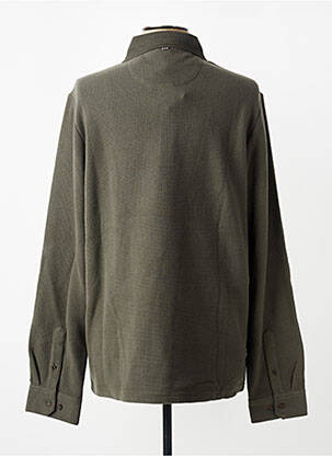 Polo manches longues manches longues vert CAMBRIDGE homme