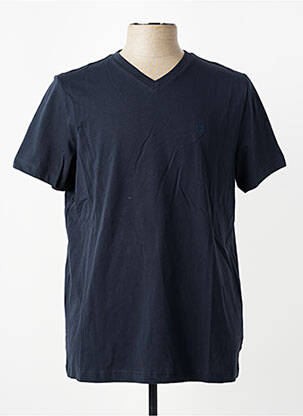 T-shirt stretch manches courtes bleu CAMBRIDGE homme