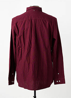Chemise manches longues poches rouge CAMBRIDGE homme