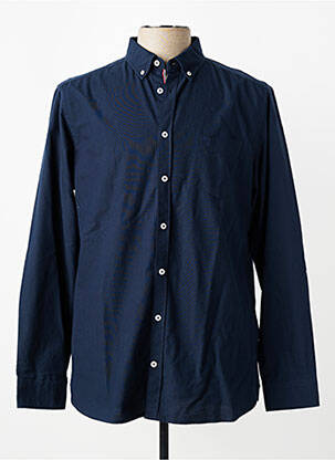 Chemise manches longues coupe cintrée bleu CAMBRIDGE homme
