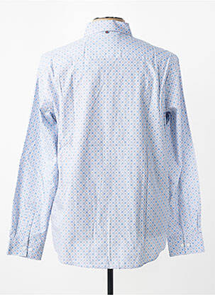 Chemise manches longues imprimé fleurs bleu CAMBRIDGE homme