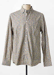 Chemise manches longues poches vert CAMBRIDGE homme