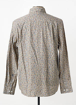 Chemise manches longues imprimé fleurs vert CAMBRIDGE homme