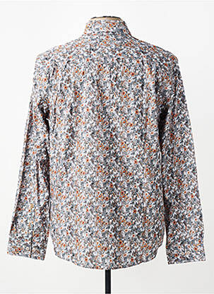 Chemise manches longues imprimé fleurs gris CAMBRIDGE homme
