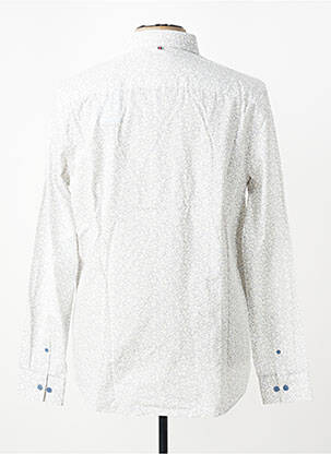 Chemise manches longues imprimé fantaisie beige CAMBRIDGE homme