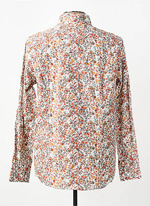 Chemise manches longues imprimé fleurs orange CAMBRIDGE homme