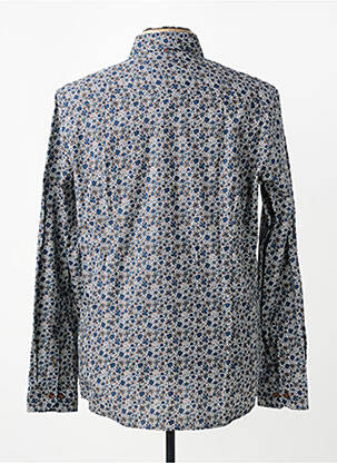 Chemise manches longues coupe cintrée bleu CAMBRIDGE homme