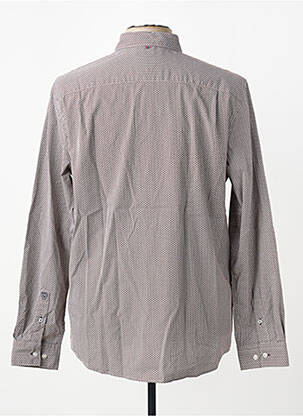 Chemise manches longues poches marron CAMBRIDGE homme