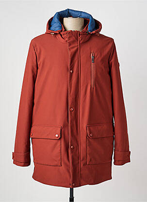 Parka manches longues a capuche marron CAMBRIDGE homme