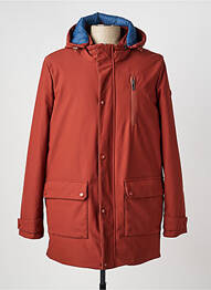 Parka manches longues a capuche marron CAMBRIDGE homme