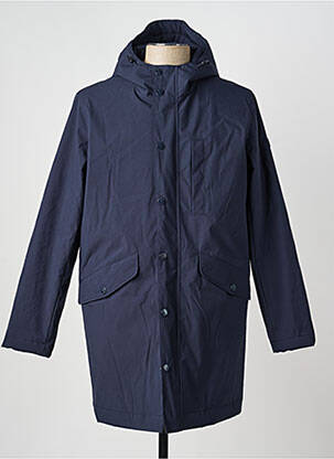 Parka manches longues a capuche bleu CAMBRIDGE homme