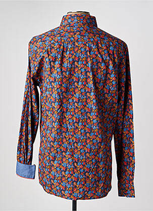 Chemise manches longues imprimé fleurs bleu CAMBRIDGE homme