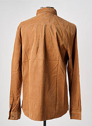 Chemise manches longues poches marron CAMBRIDGE homme