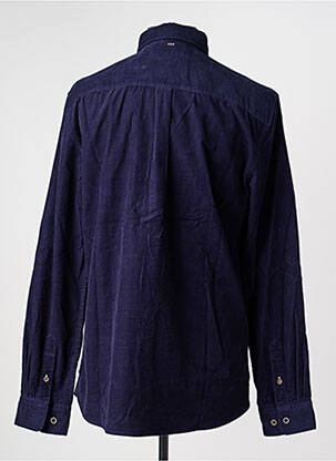 Chemise manches longues coupe droite bleu CAMBRIDGE homme