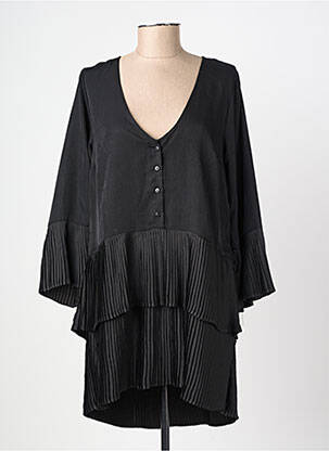 Tunique manches longues col v noir NÜ femme