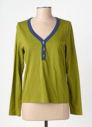 T-shirt manches longues manches longues vert WHITE STUFF femme