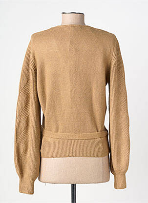 Gilet manches longues stretch marron GARCIA femme