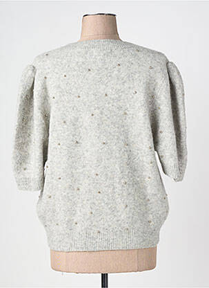 Pull coupe droite manches courtes gris FREEMAN T.PORTER femme