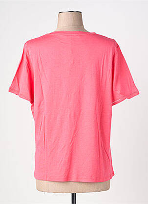 T-shirt coupe droite manches courtes rose GARCIA femme