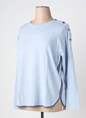 Pull coupe droite manches longues bleu WHITE STUFF femme