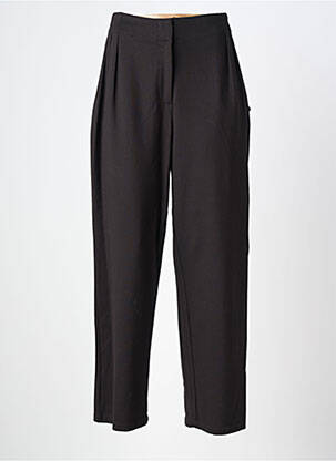 Pantalon droit stretch taille basse noir GARCIA femme