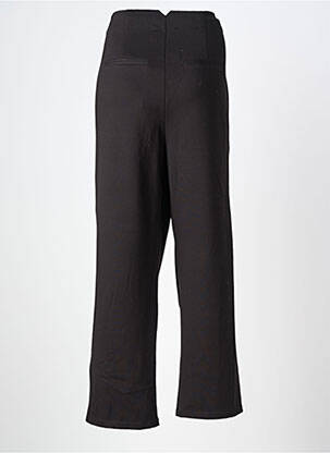 Pantalon droit stretch taille basse noir GARCIA femme