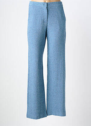 Pantalon flare taille normale taille normale bleu MÊME ROAD femme