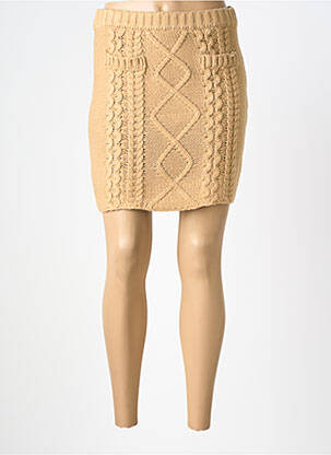 Jupe courte poches beige GAUDI femme
