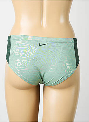Bas de maillot de bain imprimé fantaisie culotte vert NIKE femme