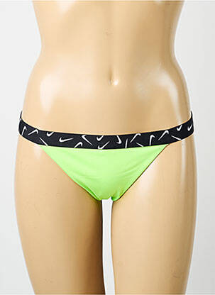 Bas de maillot de bain stretch culotte vert NIKE femme