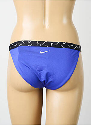 Bas de maillot de bain stretch culotte bleu NIKE femme