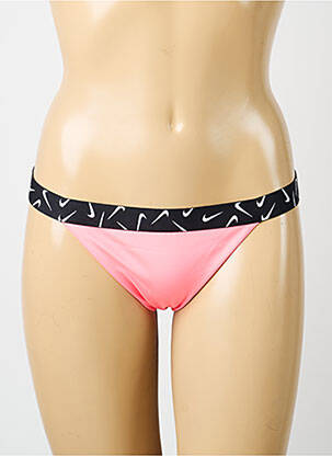 Bas de maillot de bain stretch culotte rose NIKE femme