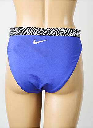 Bas de maillot de bain stretch culotte bleu NIKE femme