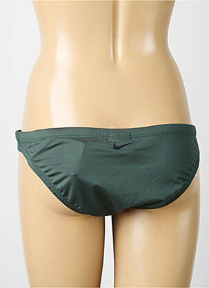 Bas de maillot de bain fermeture liens à nouer culotte vert NIKE femme