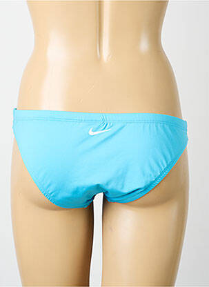 Bas de maillot de bain fermeture liens à nouer culotte bleu NIKE femme