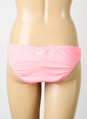 Bas de maillot de bain fermeture liens à nouer culotte rose clair NIKE femme
