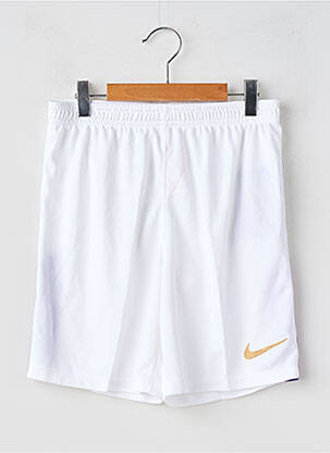Short broderie taille élastique blanc NIKE enfant