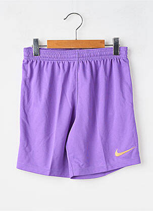 Short broderie taille élastique violet NIKE enfant